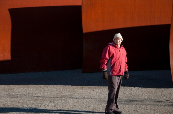 Dad at the Olympic Sculpture Park